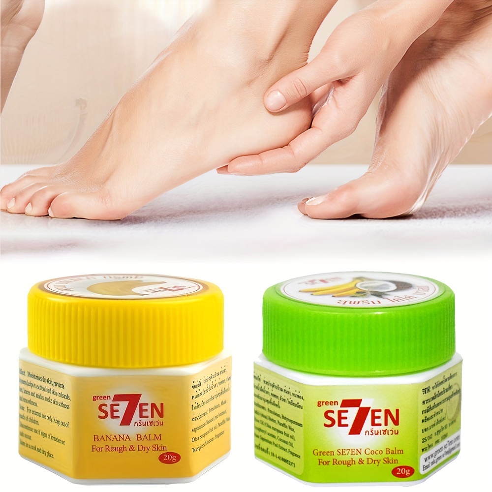 Banana Repair Foot Cream, Anti-cracking Dry Feet Balm, 30g Cracked Heel  Moisturizer, Foot Repair Moisturizing Remove Dead Skin, Foot Care Products  F