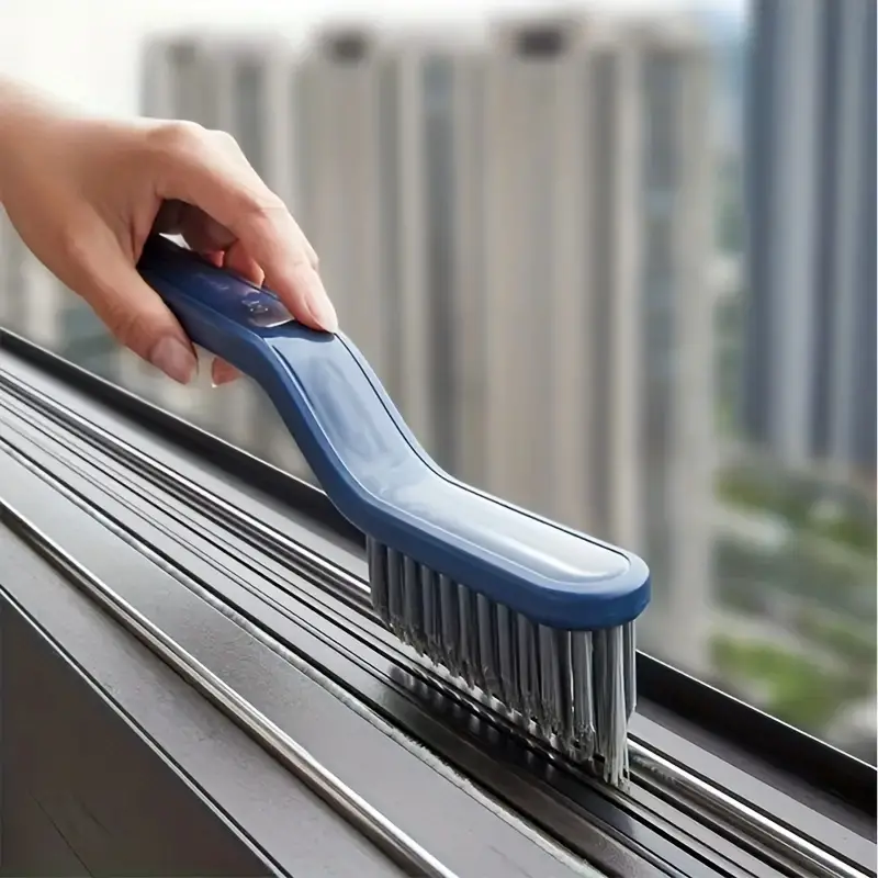 Very Useful Cleaning Brush Grout Cleaner Scrub Brush Deep Tile Joints -  Stiff Angled Bristles For Showers