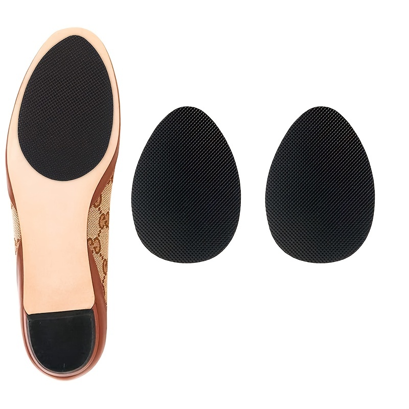  Suela antideslizante, 1 par de suelas de goma para reparación  de zapatos, tacones de goma resistentes al desgaste, suelas antideslizantes  (negro) : Ropa, Zapatos y Joyería
