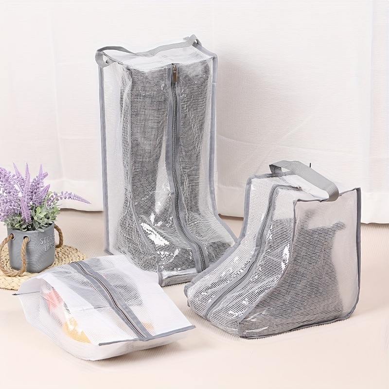 Clear Boot Storage Bag Portable Dust Cover For Short And - Temu