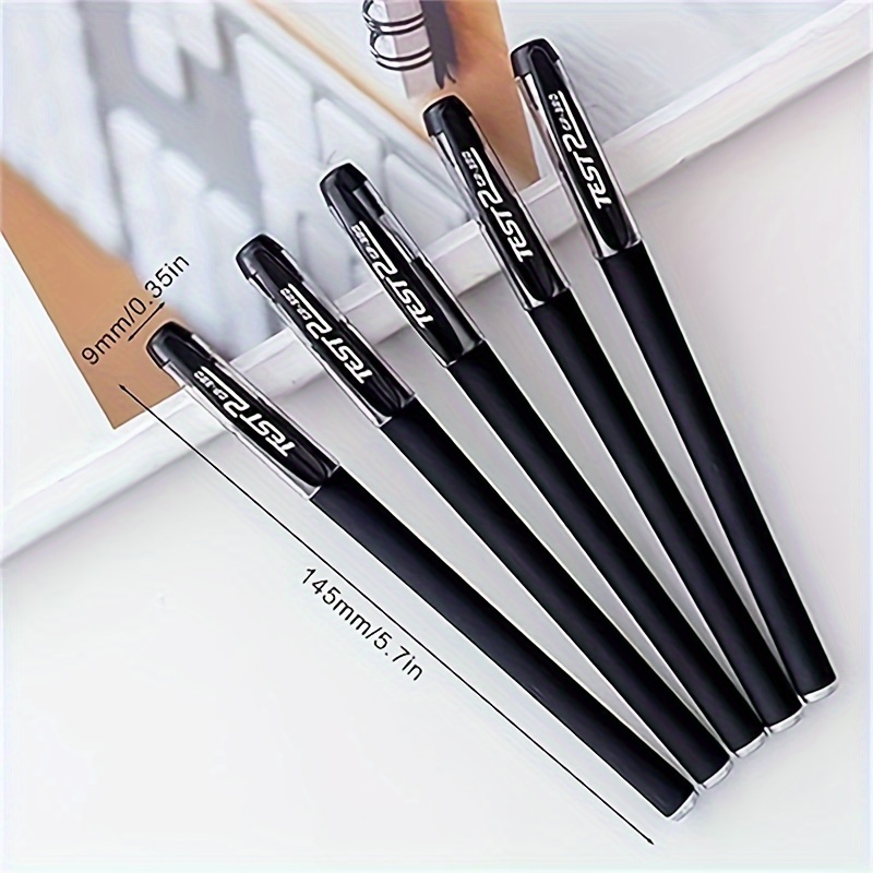 Gel Ink Pens, Black Ink Pens Fine Point Smooth Writing Pen 0.5mm  Retractable, Best Aesthetic Cute Pens for Journaling Note