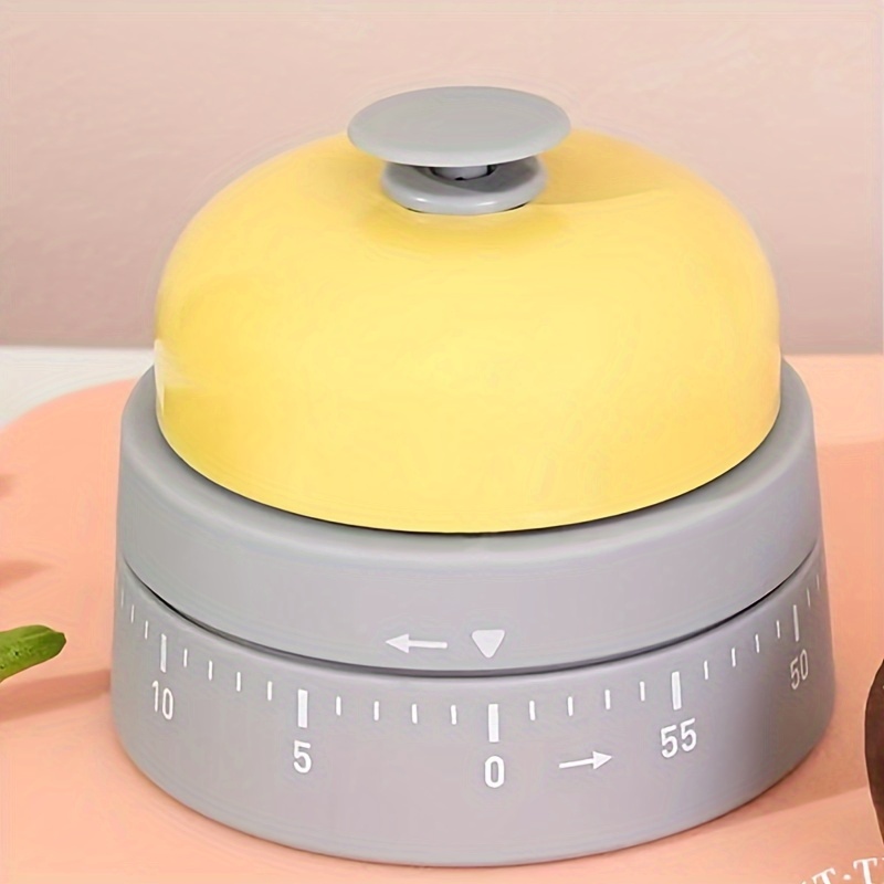 1pc, Carino Timer Da Cucina, Timer Meccanico A Forma Di Campana A Cartone  Animato, Timer Di