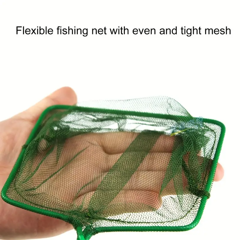 Fish Net Long Handle Portable Square Aquarium Accessories - Temu