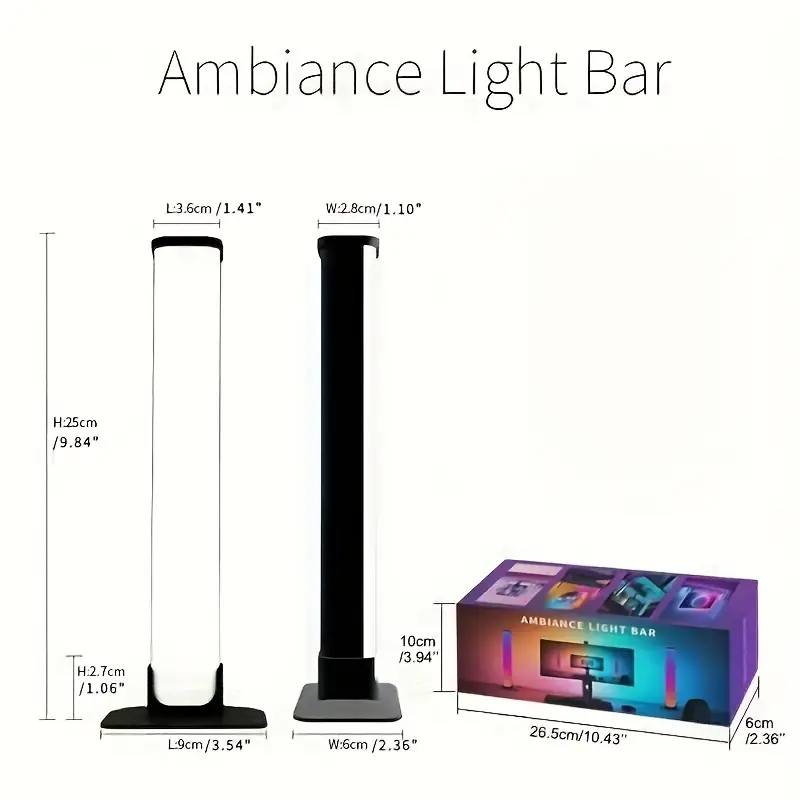 2PCS LED Lightbar TV Hintergrundbeleuchtung RGB Gaming Lampe