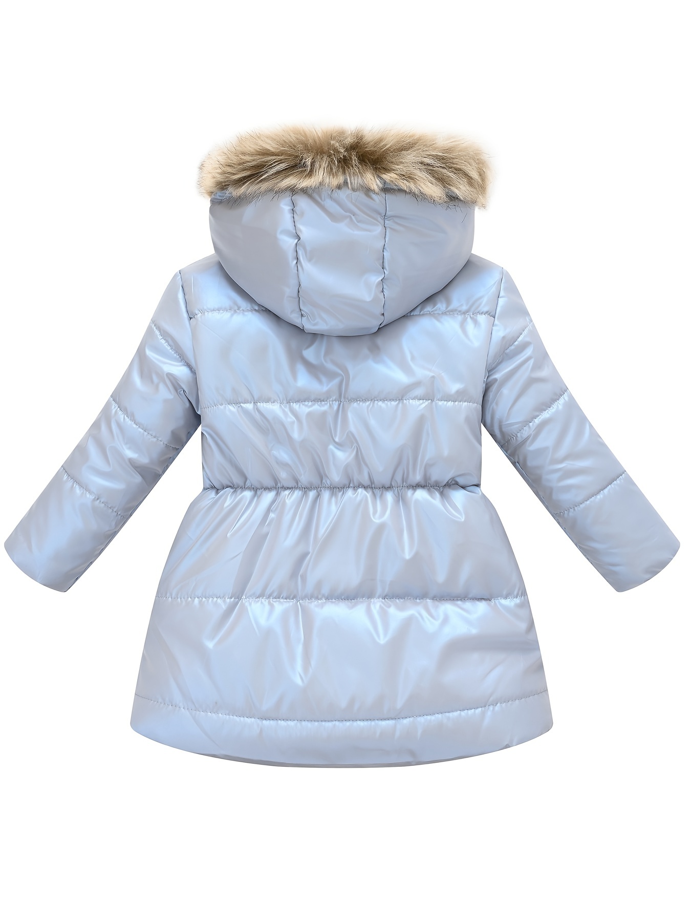 Girls Dressy Cute Thermal Thickened Hooded Jacket Temu United