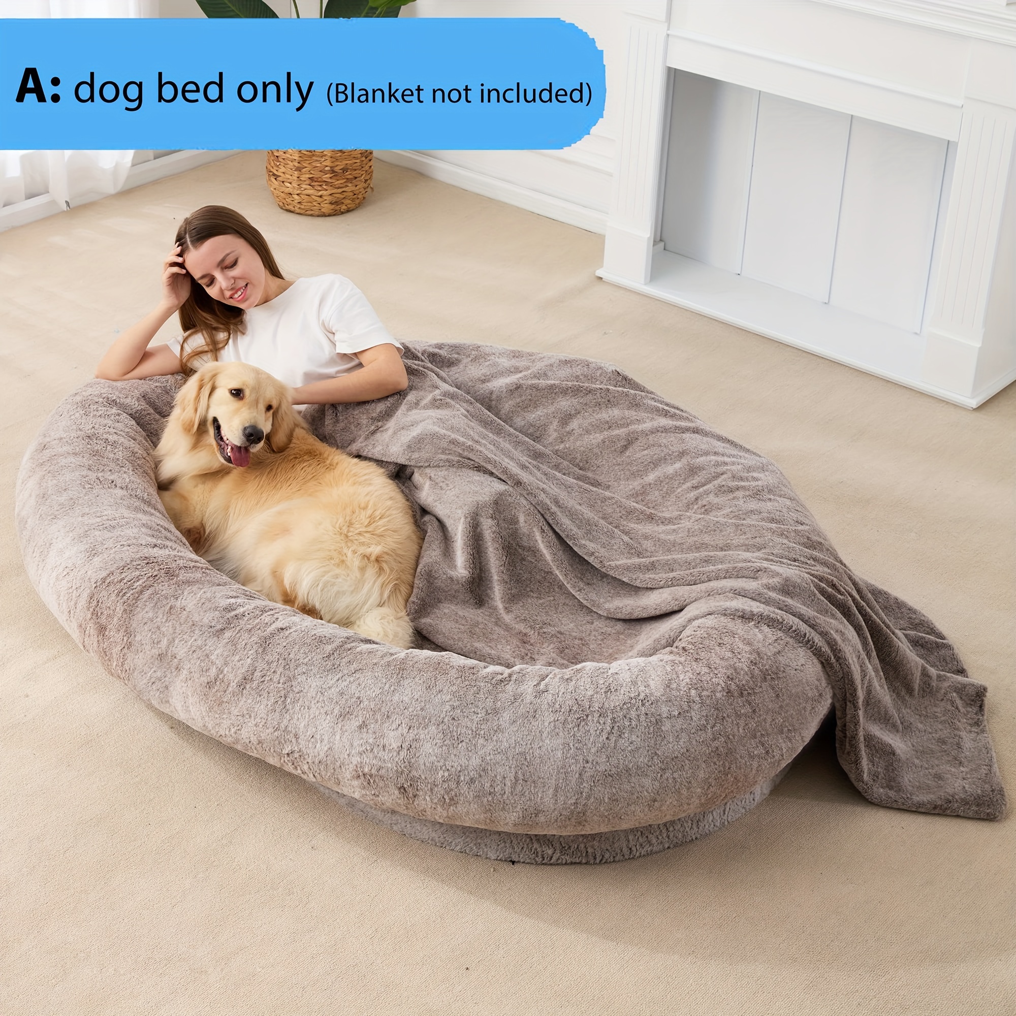 ペットベッド 多機能犬ベッドふわふわ暖かい取外し可能 洗えるノンレム ...