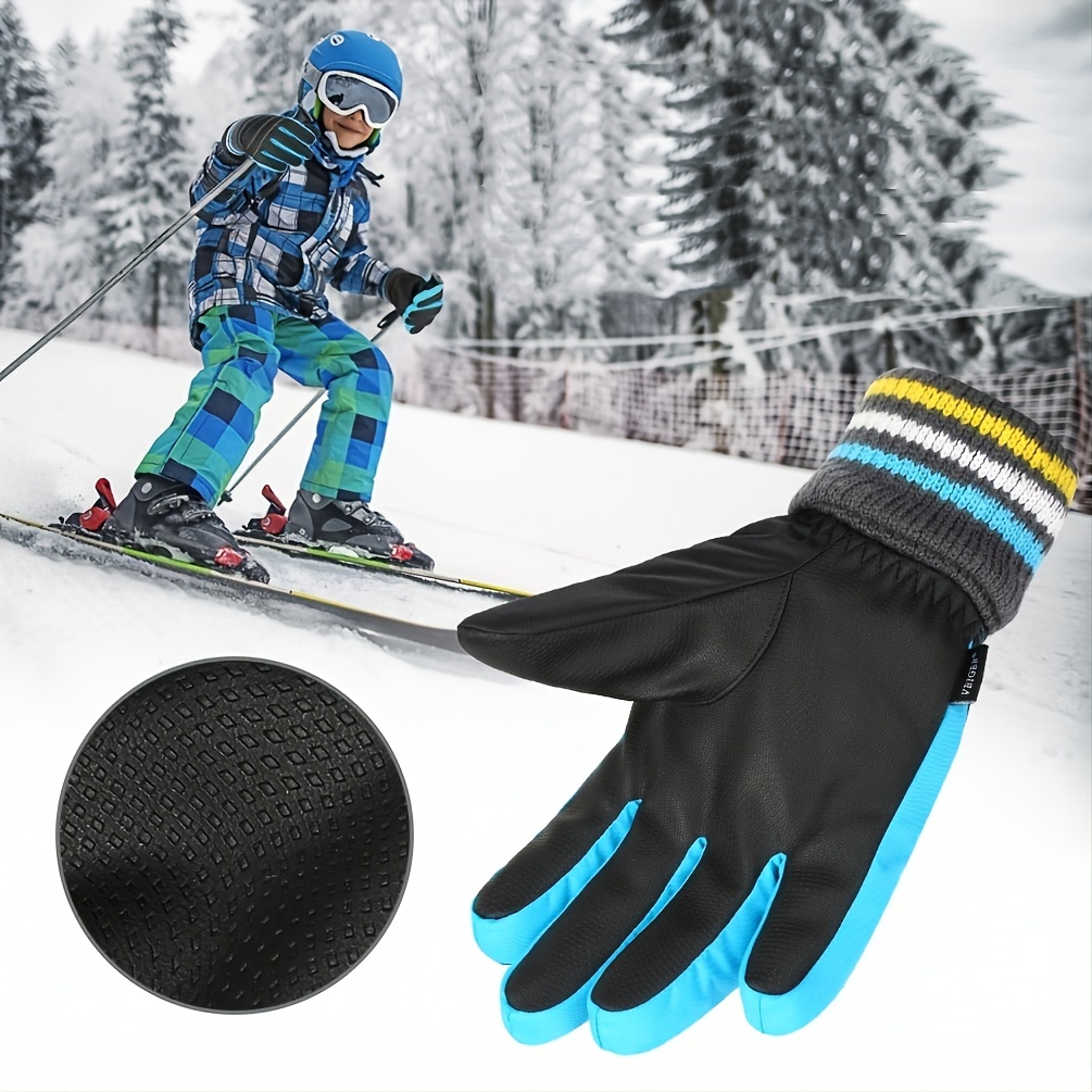 Guantes de invierno cálidos para niños a prueba de viento, guantes de nieve  gruesos, manoplas de esquí para niños – Los mejores productos en la tienda  online Joom Geek