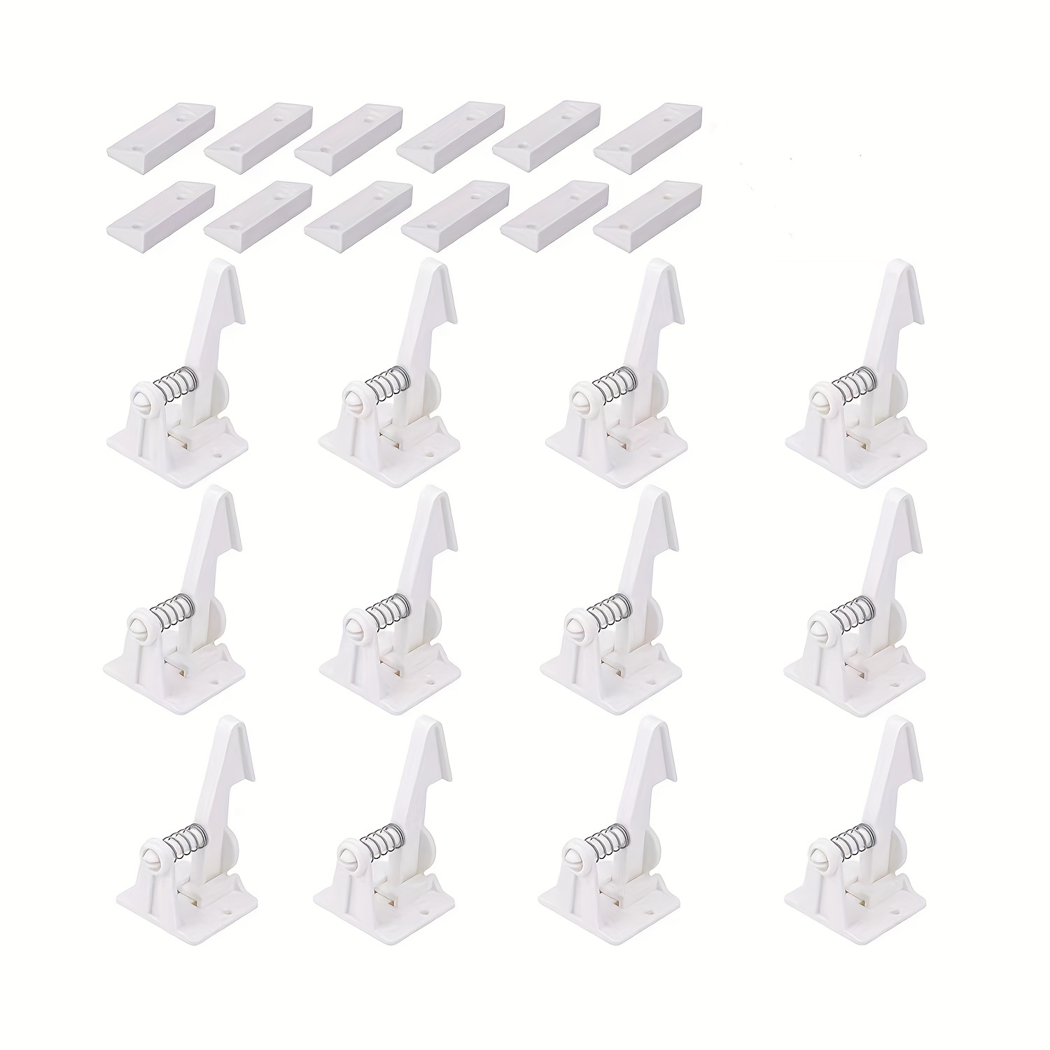Vmaisi Baby Proofing Cabinet Locks - Childproofing Adjustable Multi Use  Straps Latches for Drawers, Fridge, Dishwasher, Toilet Seat, Cupboard,  Closet, Oven,Trash Can, Adhesive No Drilling (Grey)