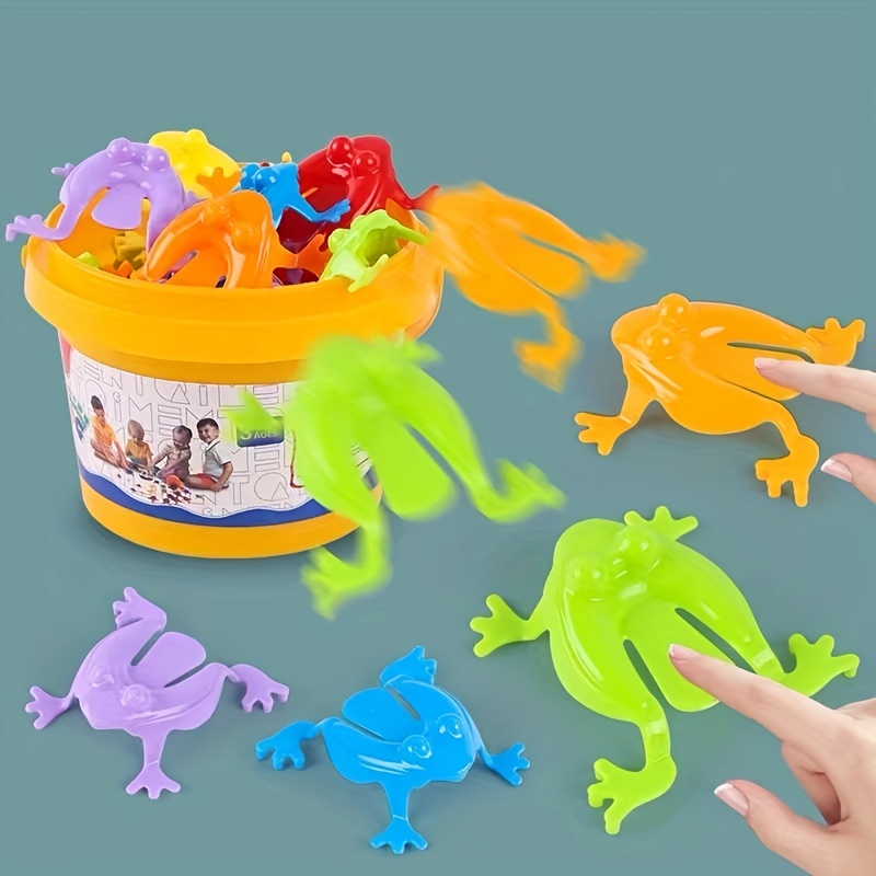 Jumping Frog Toys Mini Transparent Plastic Finger Action - Temu Canada