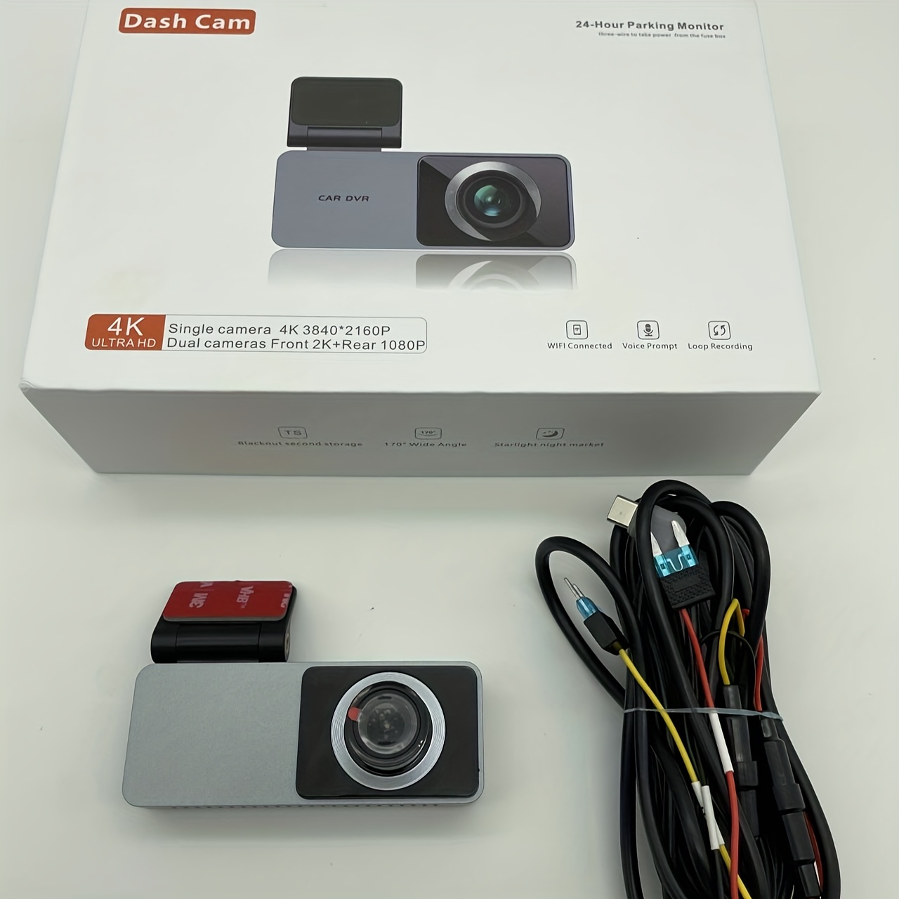 Dash Cam 2k Kawa Wifi Dash Camera For Cars 1440p With Hand - Temu