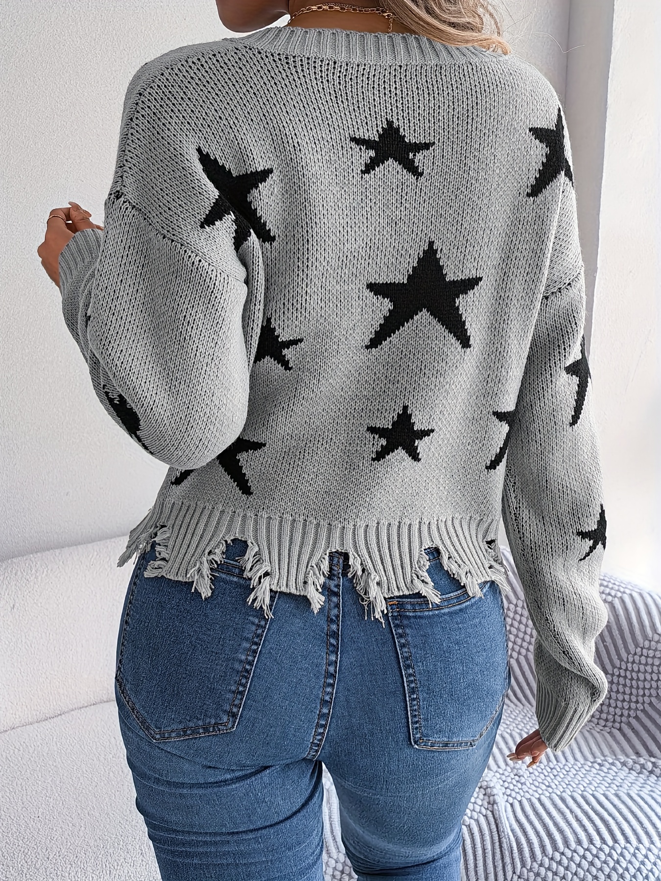 Star sweater hot sale womens