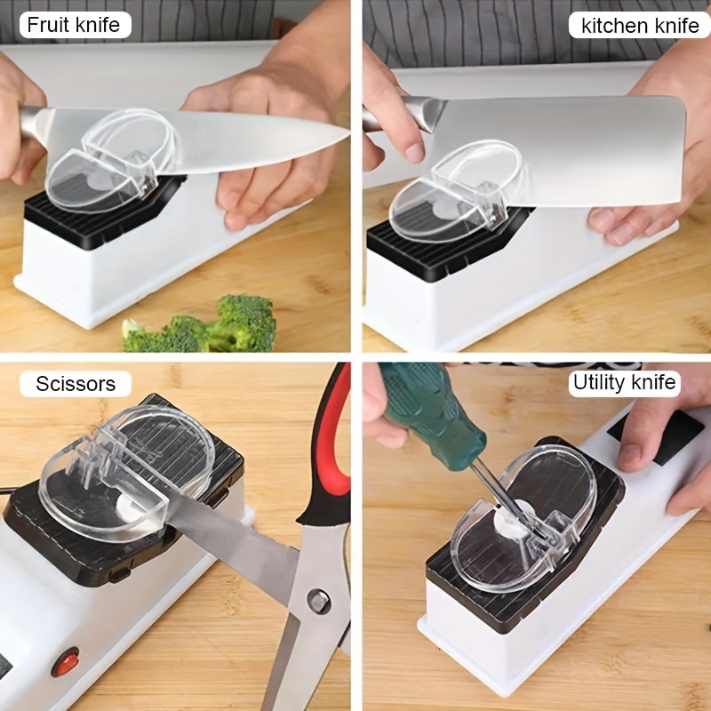 usb electric knife sharpener adjustable kitchen