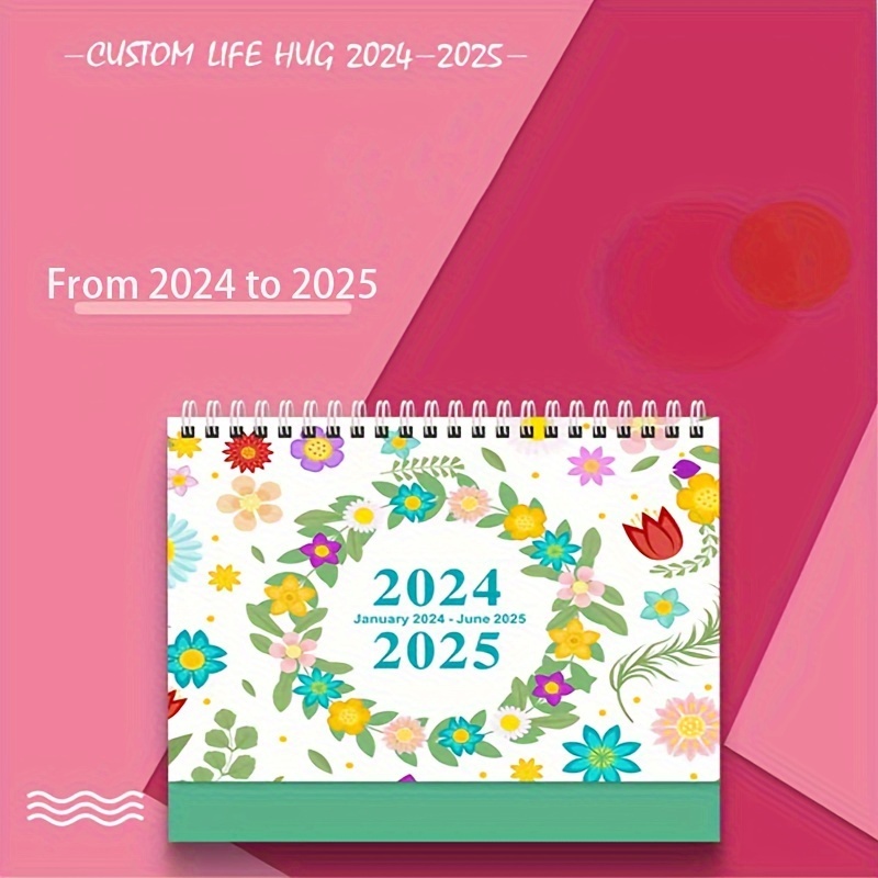 Trees 2024 2025 Monthly Calendar Planner Spiral 24 Months - Temu