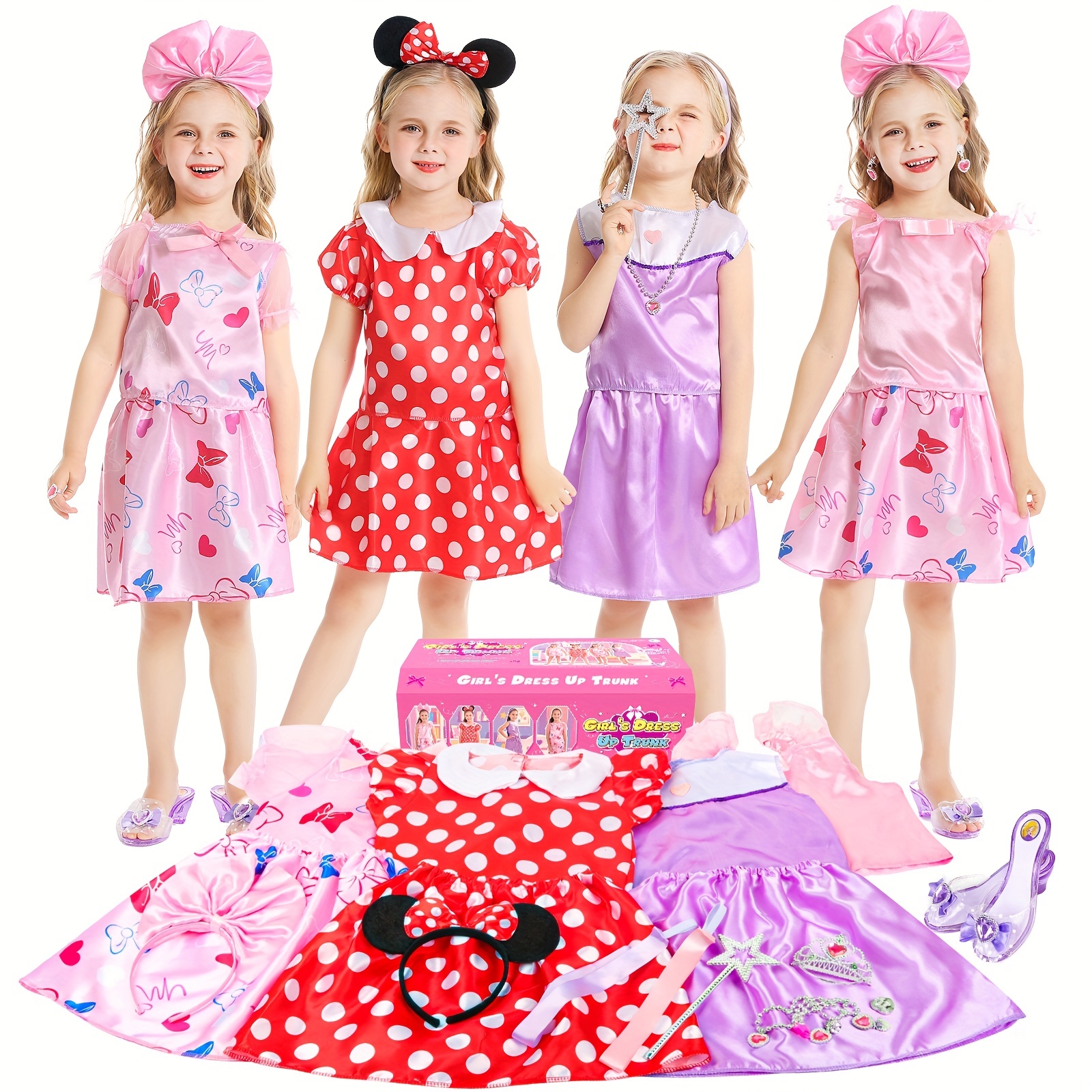 open lace back dress Amazon.com: Disney Princess Dress Up Trunk Deluxe 21 Piece Officially  Licensed [Amazon Exclusive] : Toys & Games