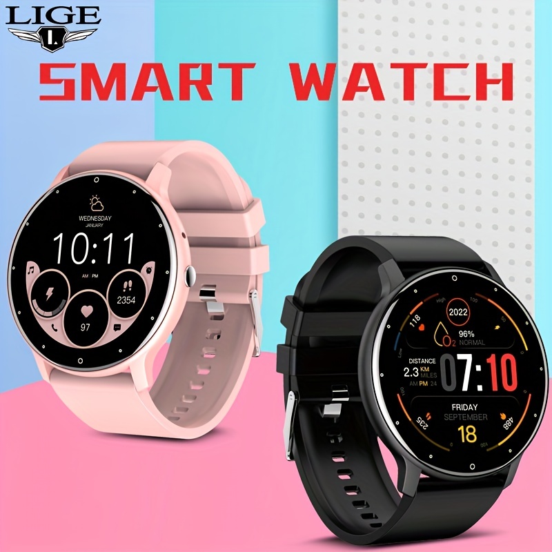 LIGE montre intelligente femmes smartwatch femme étanche Sport