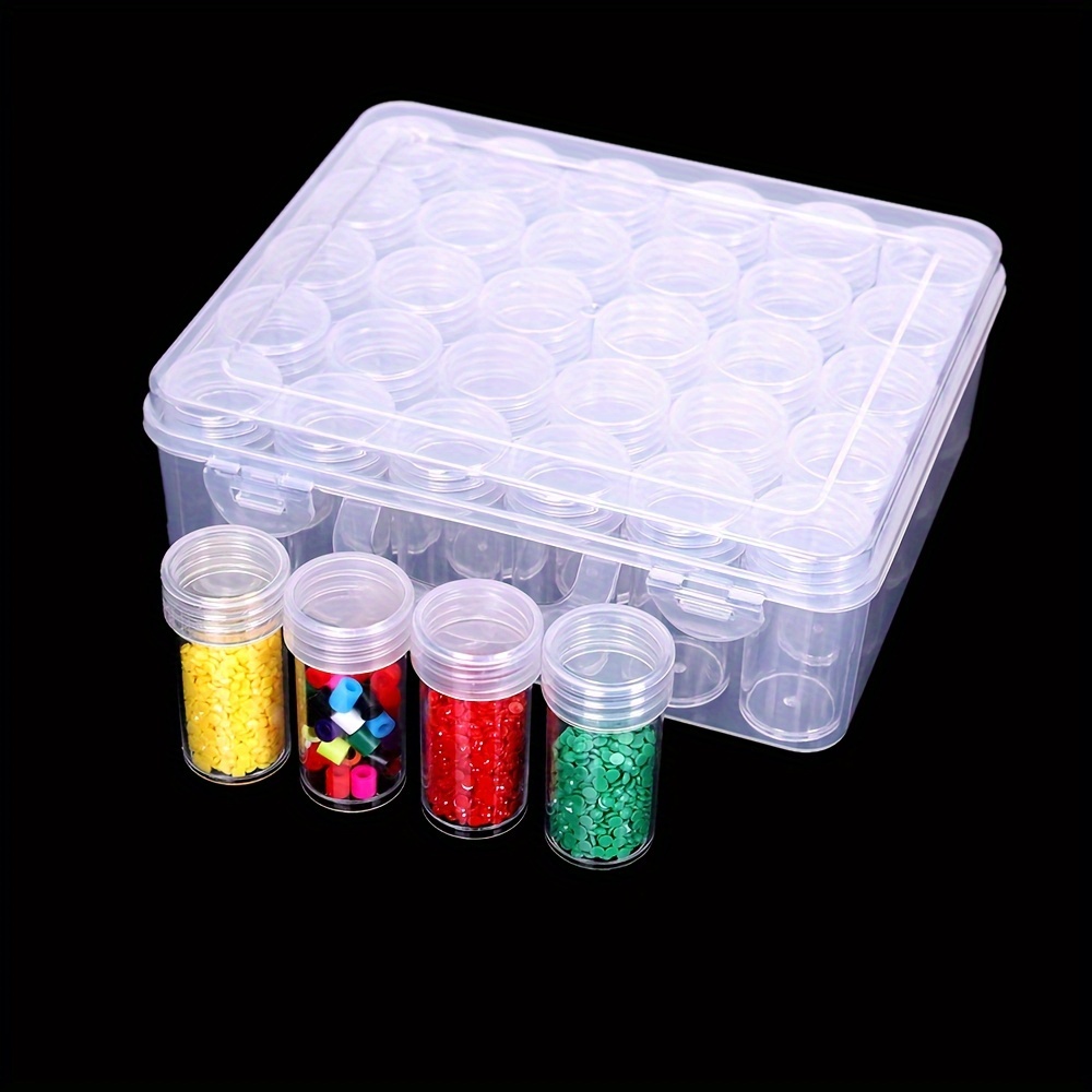 Bead Storage Container w/30 Small Cylinder Boxes