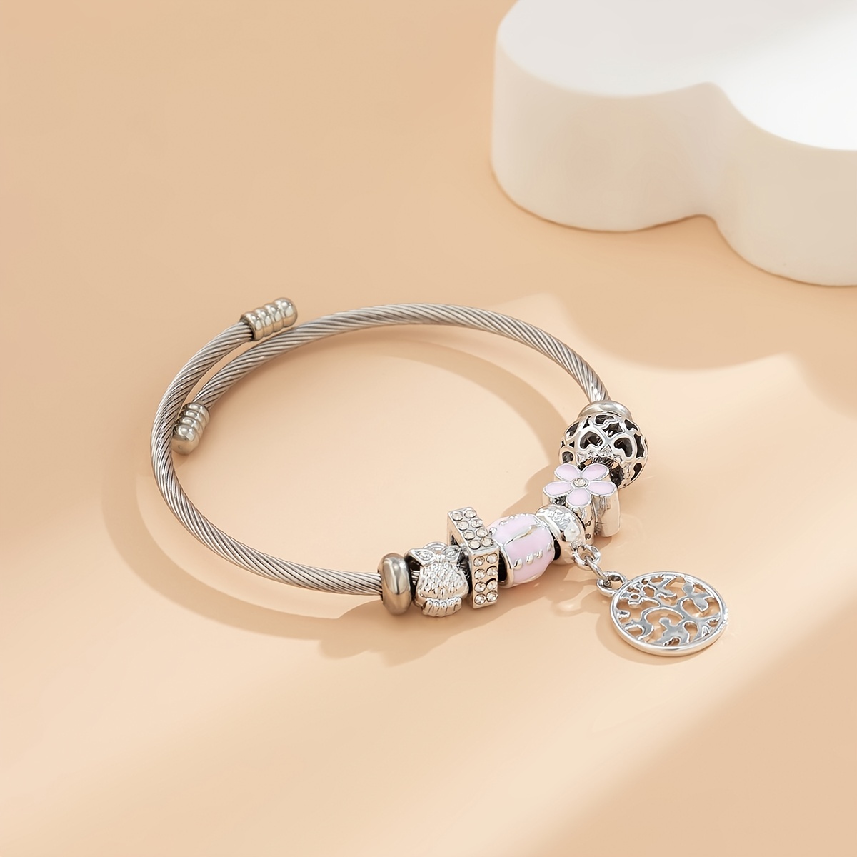 Pandora adjustable charm on sale bracelet