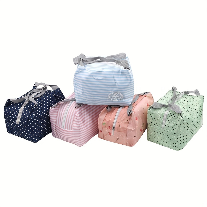 Insulated Portable Lunch Bag - Waterproof, Picnic, Student, And