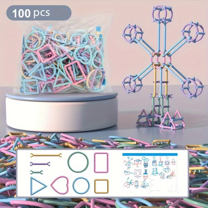 500 Pieces DIY Smart Sticks Building Blocks Creative Intelligence