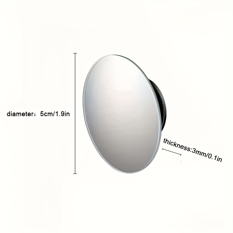 Enhance Safety with 2pcs 360 Rotatable Car Blind Spot Mirrors
