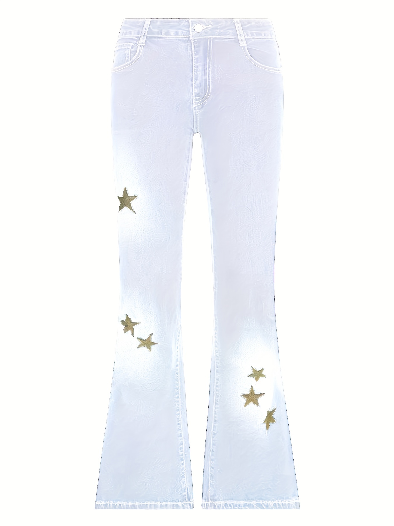 Rockin' Star Bootcut Jeans with Embroidered Snowflake – EC Western Gear