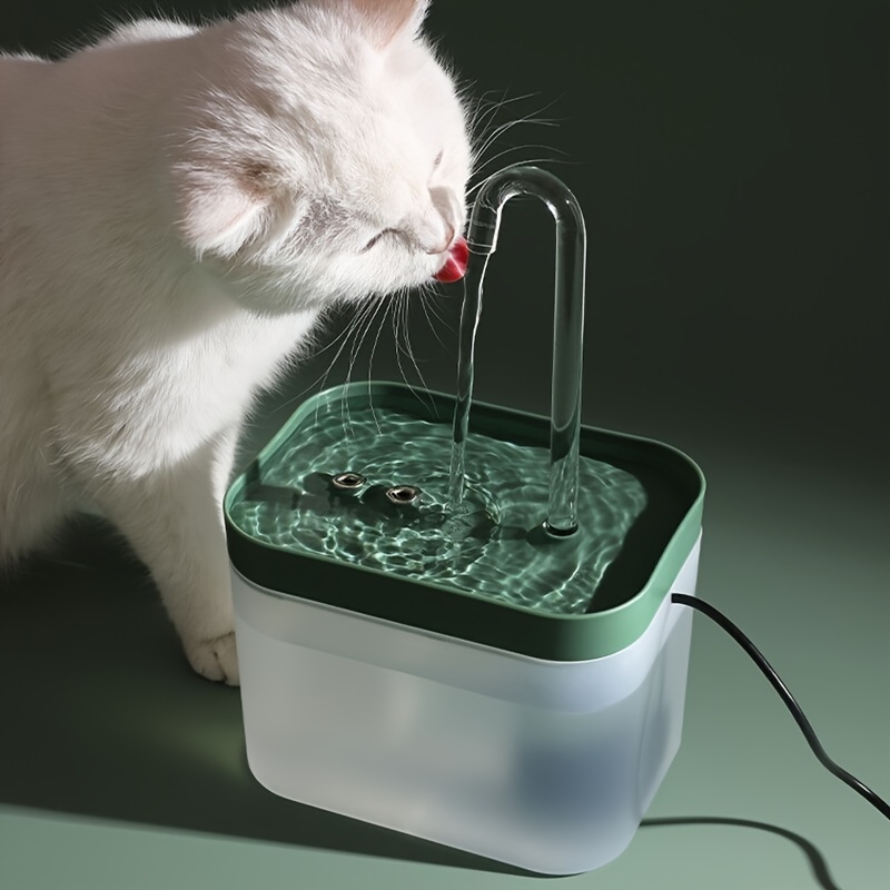 

1.5l Cat Water Fountain Pet Water Dispenser Cat Drinking Fountain With Faucet Kits Filters Cat Fountain