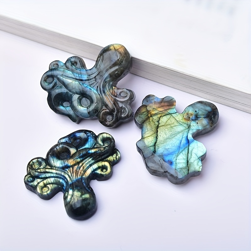 Labradorite Octopus Ornament