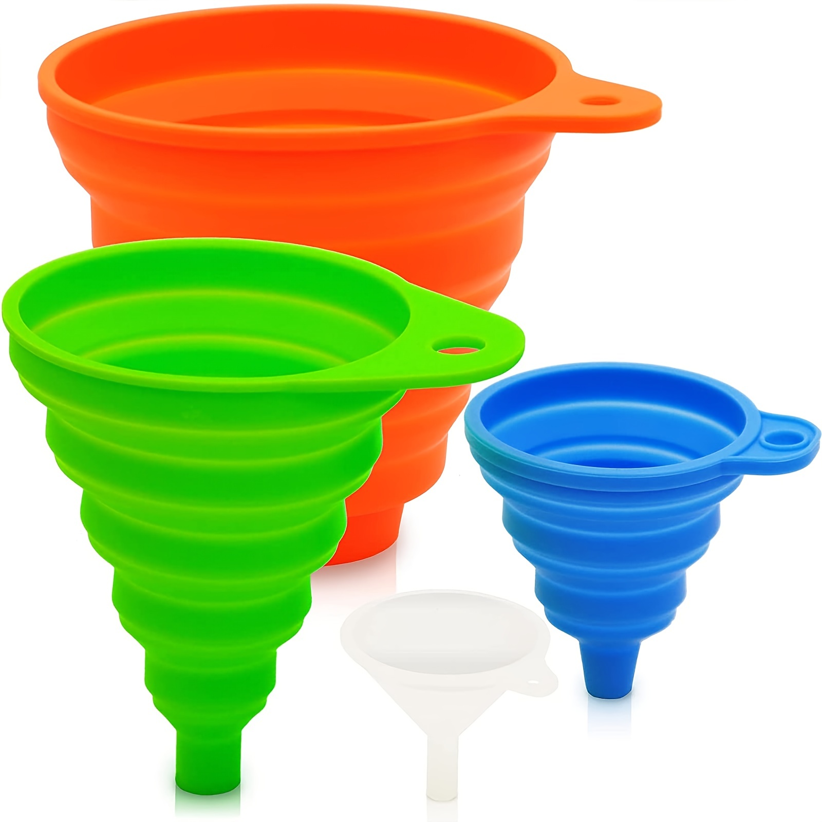 1pc Diamond Painting Funnel, Silicone Foldable Flexibility Funnel