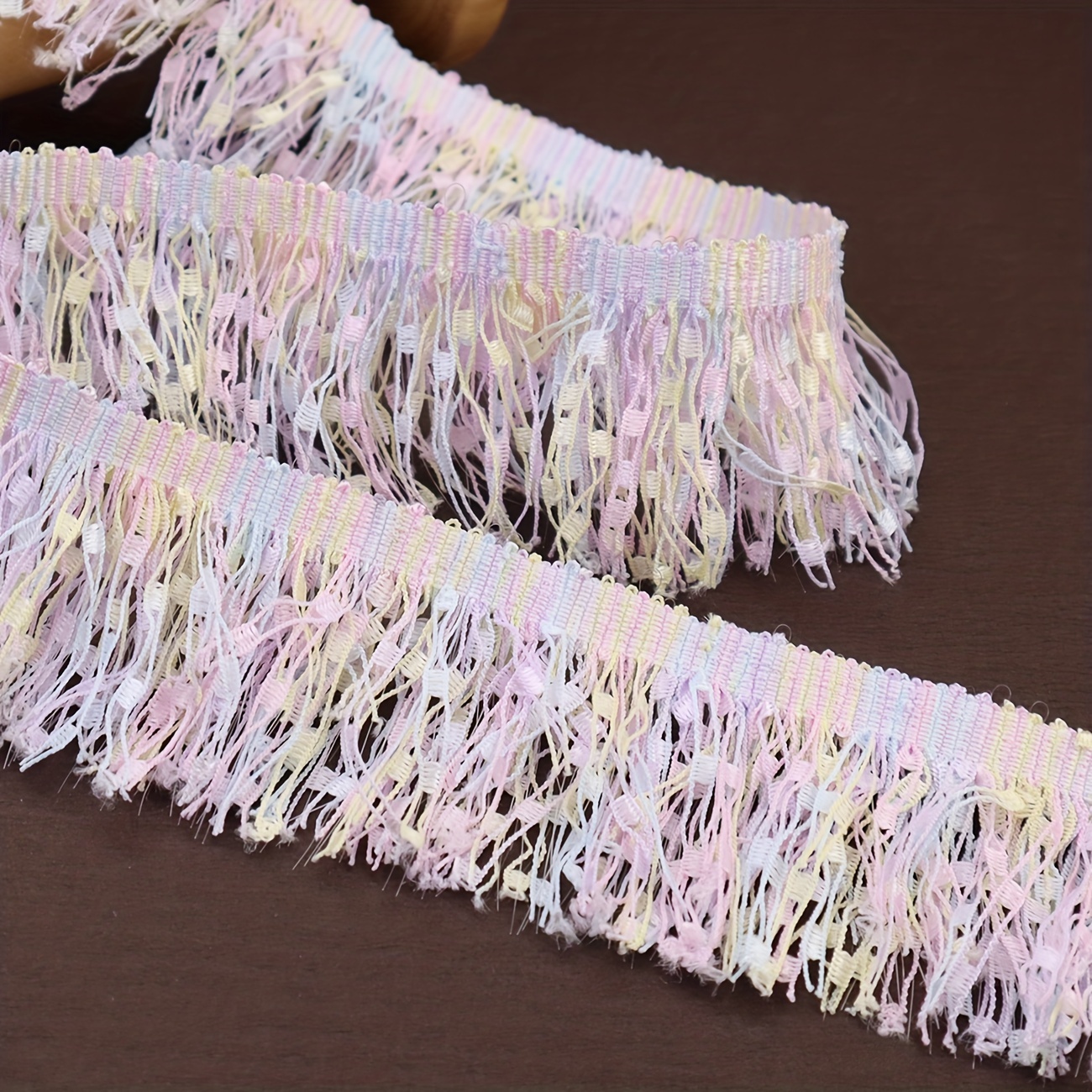  WWQDFRT SL - Borlas decorativas de seda con flecos de 3.9 in,  borlas de seda, accesorios de tela de coser, adornos de flecos para  decoración de bolsas con borlas, T104 (color