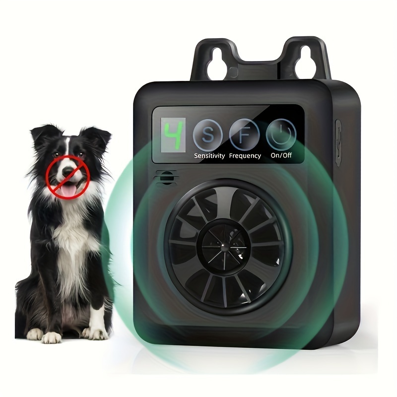 Dispositivos de control de ladridos para perros, dispositivo antiladridos  de doble sensor con modos de entrenamiento/disuasión, silbato de perro para