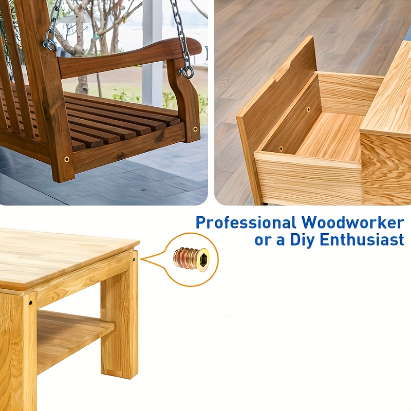 1/4'-15 Insert fileté pour meubles en bois à entraînement hexagonal Écrous  - Chine Inserts en bois écrous de meubles, écrous d'insert