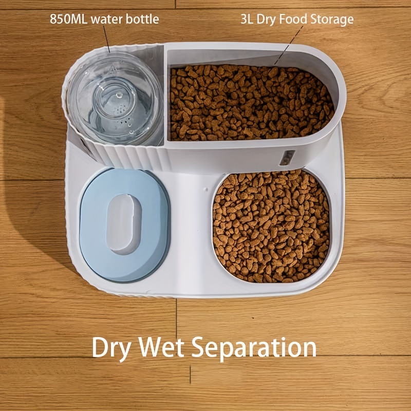Convenient Automatic Cat Feeder Waterer Set Hassle free Temu