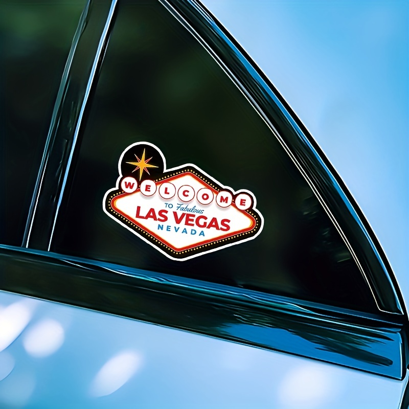 Welcome to Fabulous Las Vegas Sign Sticker Decal - Self Adhesive