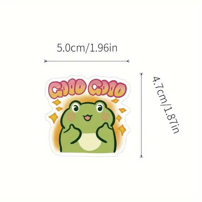 60pcs Frog Stickers, Cute Frog Stuff, Frog Party Favors, Frog Birthday  Decorations, Frog Gifts, Frog Toy, Frog Plush, Frog Plushie, Frog Wallet,  Frog