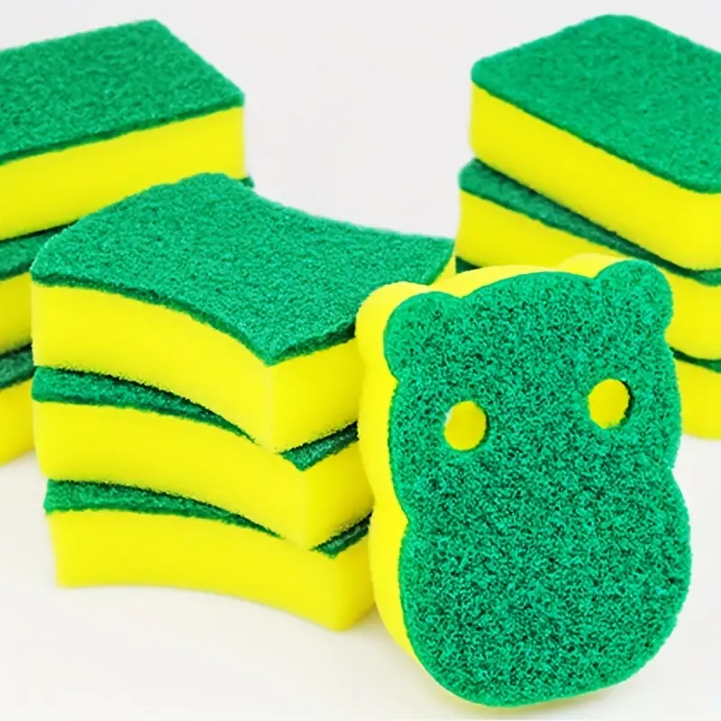Cleaning Scrub Sponges For Kitchen, Dishes Washing Sponge Brush