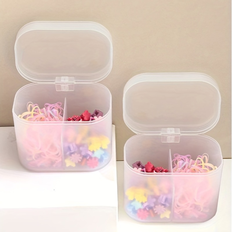 1pc Pink Multipurpose Grid Organizer Box With Cover, Ideal For