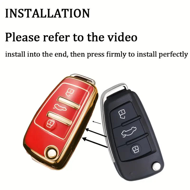Soft Tpu Car Keychain Cover Full Protection For Q3 Q - Temu Austria