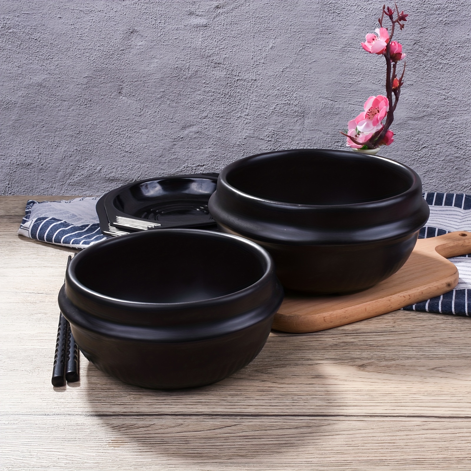 Stone Pot Casserole Korean Style Bibimbap Special Stone Pot - Temu