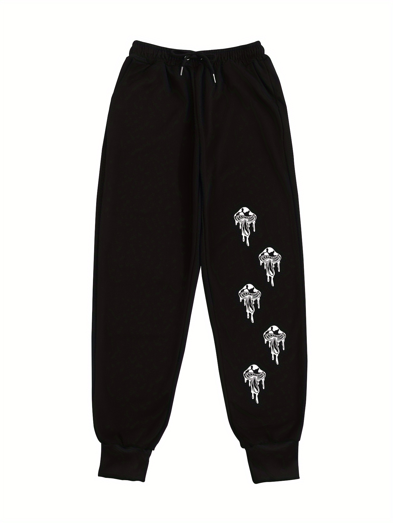 Spring Rock Printed Cotton Sweatpants