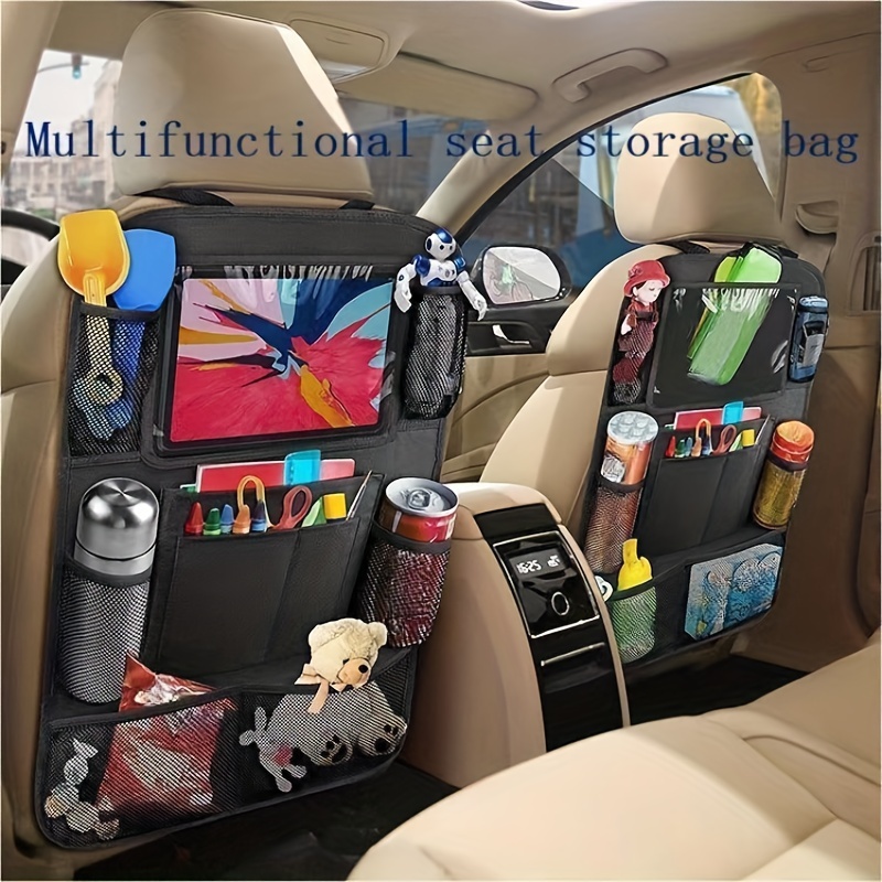 1pc Car Seat Back Storage Bag Car Multifunctional Seat Hanging Storage Bag  Car Accessories