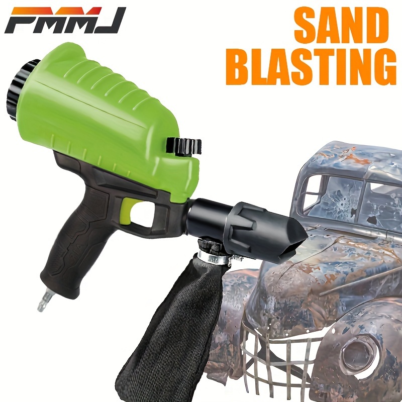 Kit de pistola de arena, lanzadores de arena portátiles y prácticos, kit de  pistola de arena para compresor de aire, para limpiar proyectos de