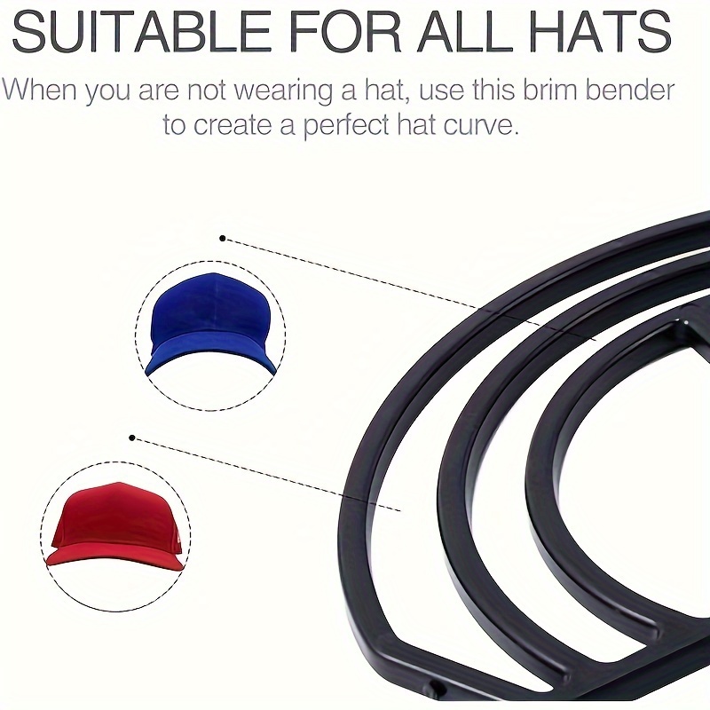 Hat Brim Bender Perfect Hat Curving Band Convenient Hat - Temu