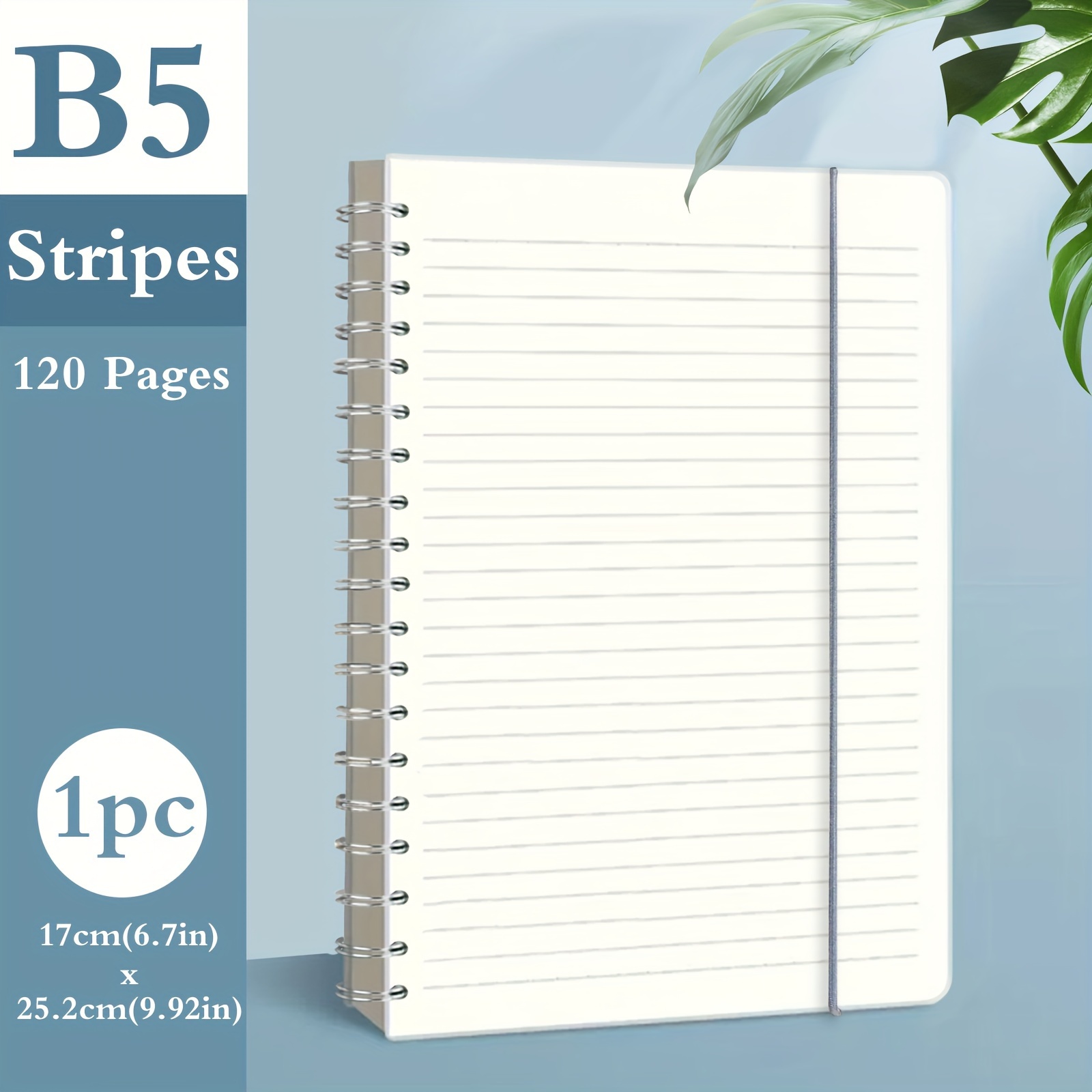 A5 A4 A6 B5 Coil Notebook Spiral Book Lined Blank Grid Paper Journal Diary  Sketchbook Planner for School Supplies Stationery