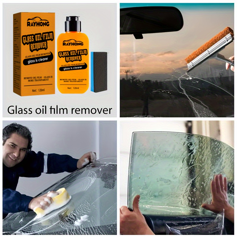  Car Glass Oil Film Stain Removal Cleaner, Car Windshield Oil  Film Cleaner Automotive Car Glass Oil Film Remover For Car Window, Car  Glass Oil Film Cleaner Remove Dirt, Water Stains (5pcs) 