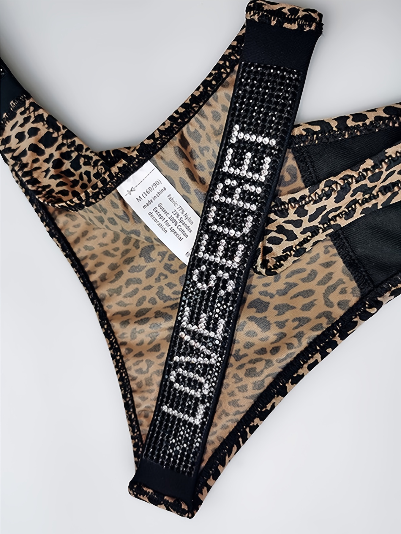 Cotton G String Leopard Women Panties Sexy Briefs Thong Low Waist