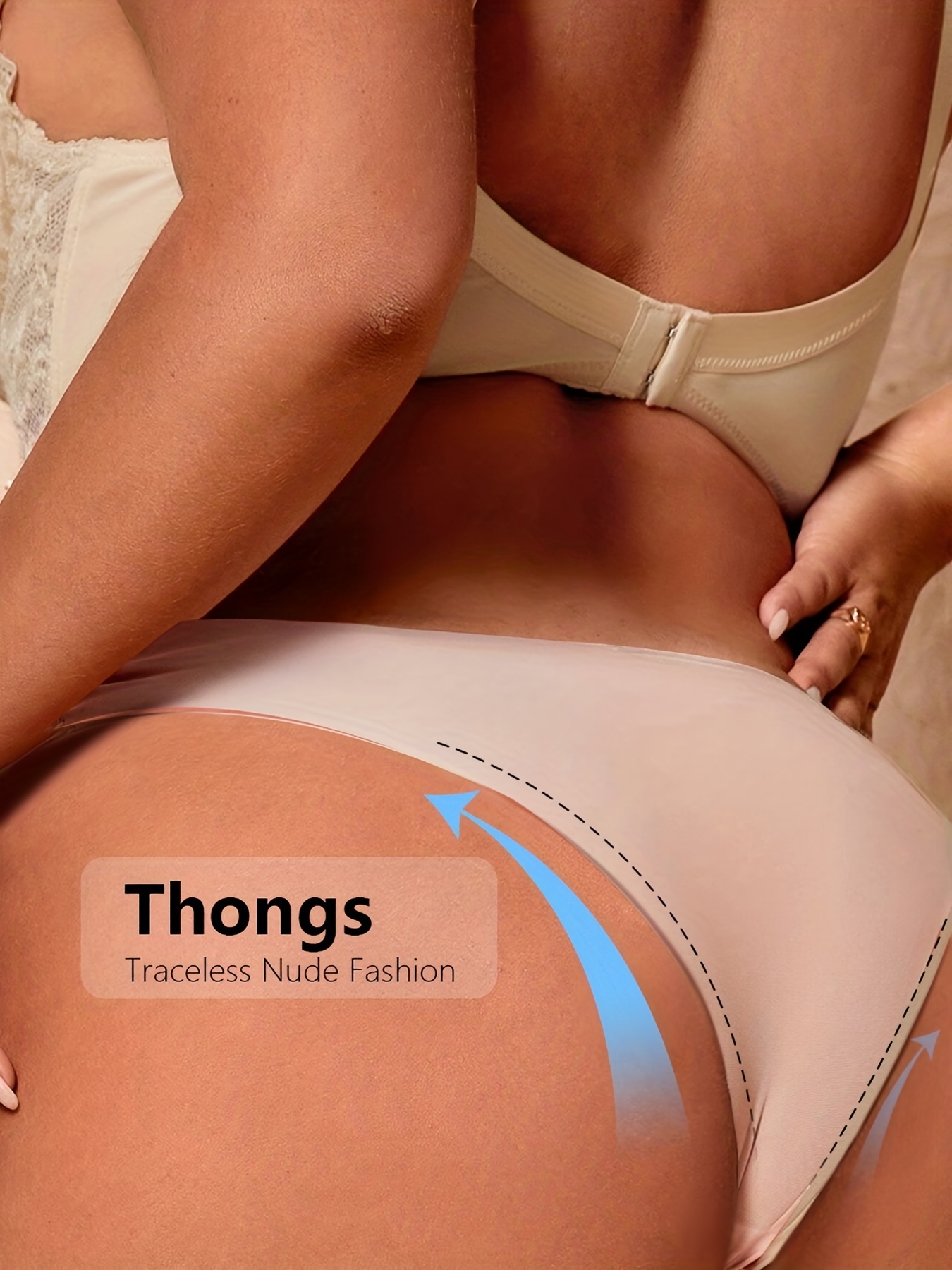 Traceless Panties Thong Tanga Para Mujer