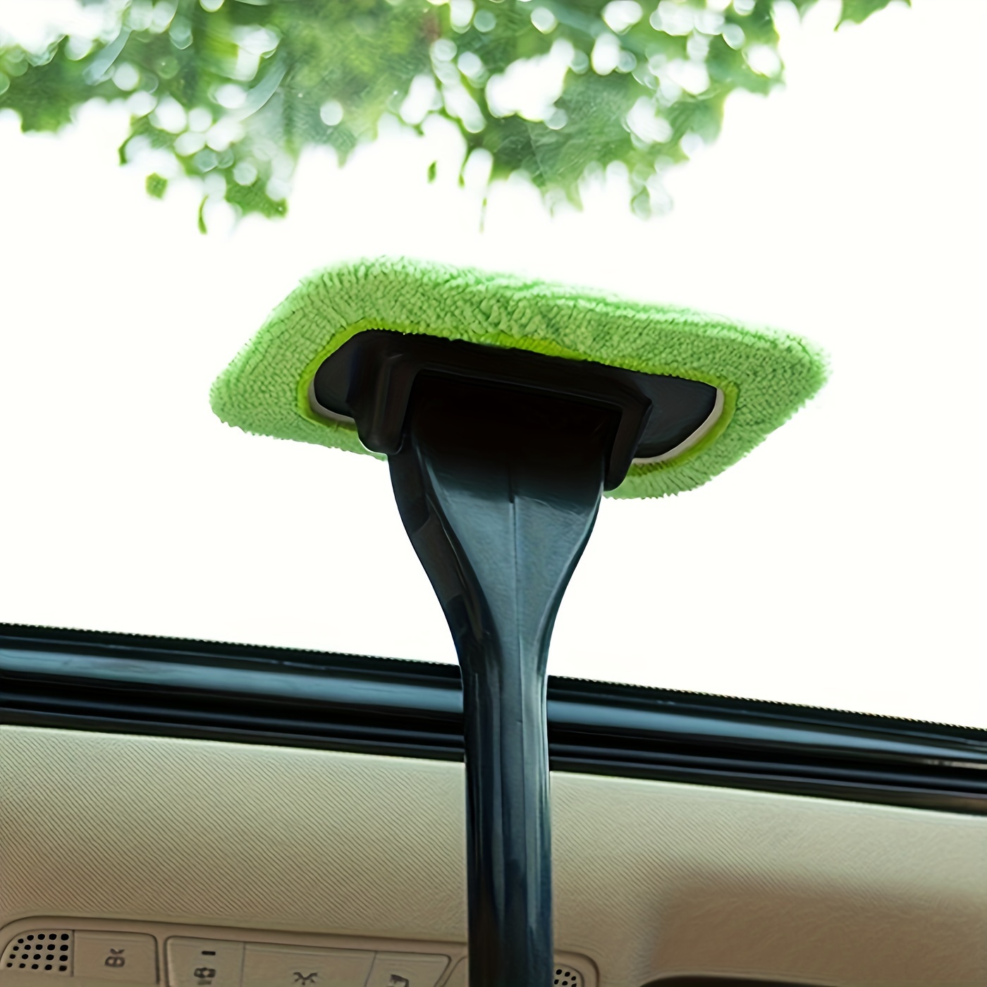 Outil de nettoyage de pare-brise extensible, nettoyeur de vitres de voiture  absorbant fort avec 2 tampons lavables pcs, kit d'outils de nettoyage de  pare-brise à usage multifonctionnel
