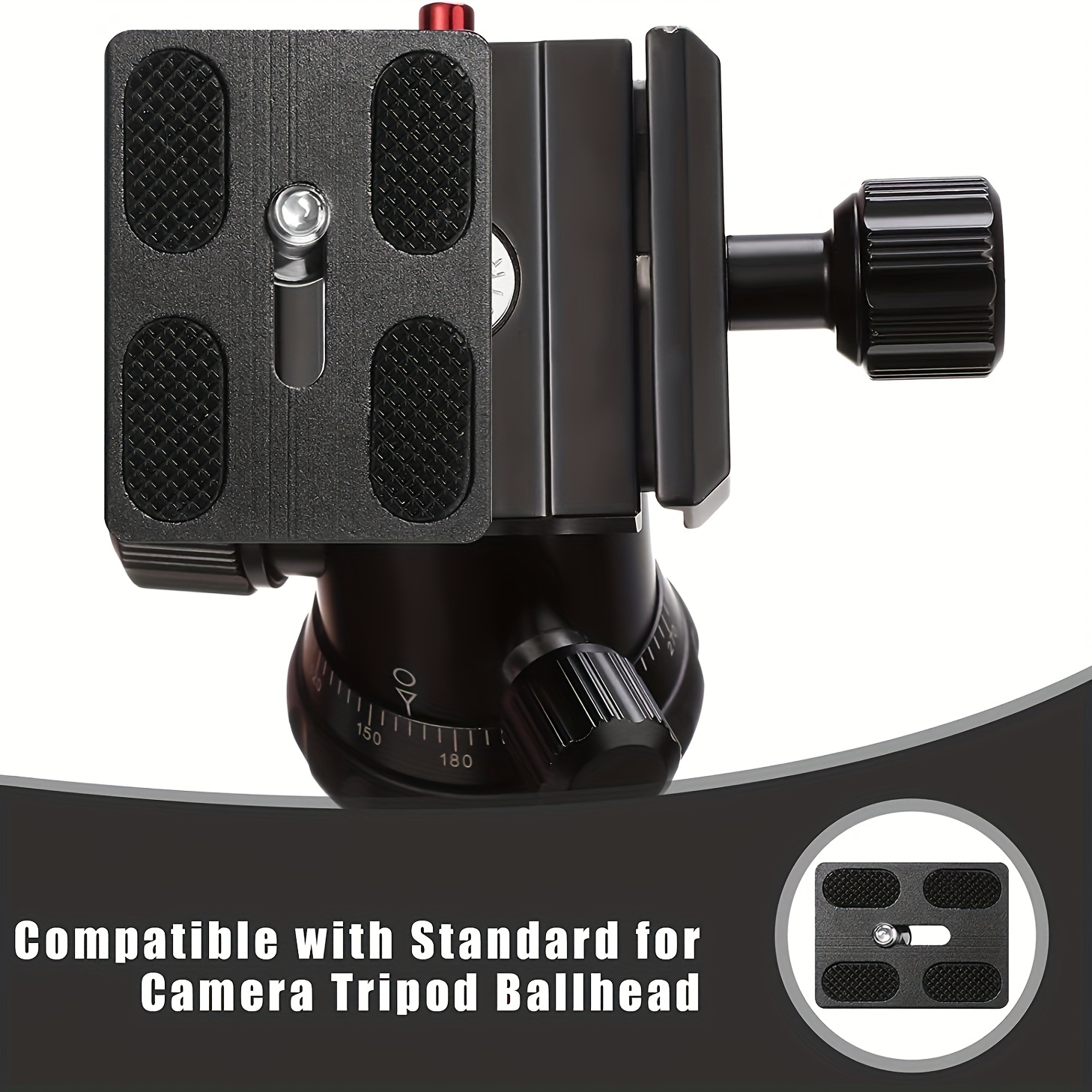 Plaque de base pour caméra de support d'épaule avec dispositif de