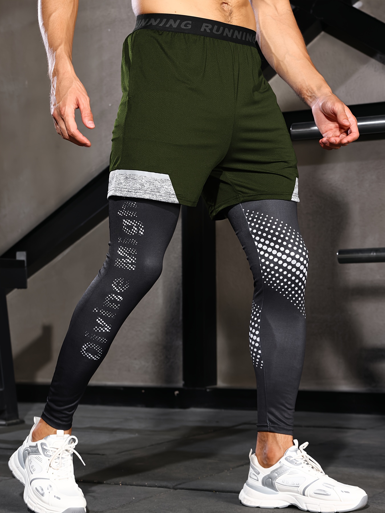 Buy SMALL LOGO Olive Compression Pants