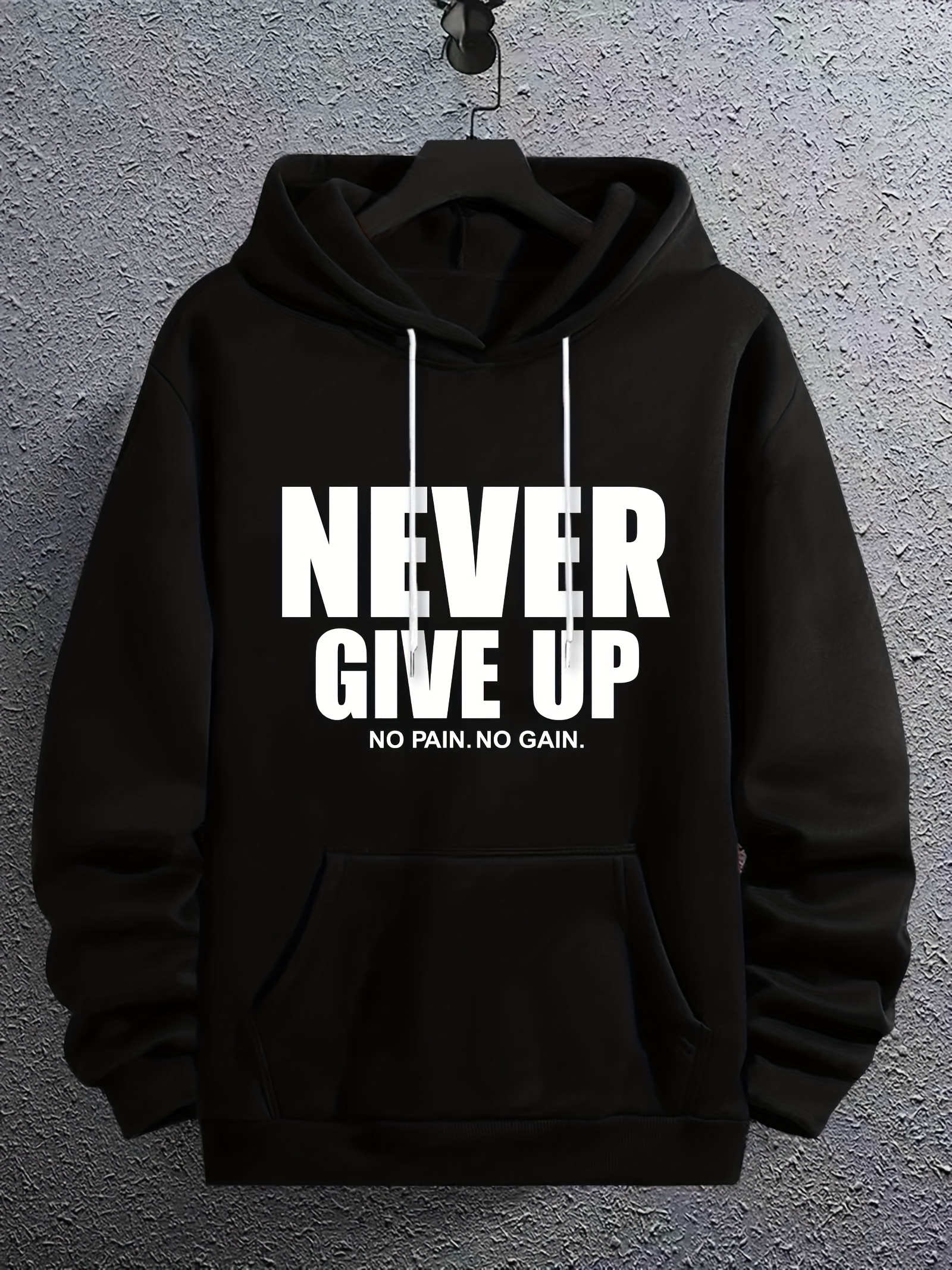 blackb clothing never give up